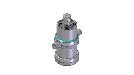 5000F -TELESCOPIC CYLINDER STANDARD/HOLE 5 STAGES TRAVEL 1295 FI 170