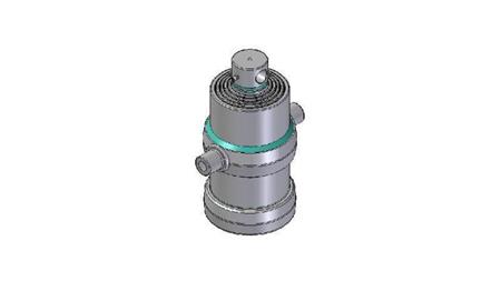 5005F -TELESCOPIC CYLINDER STANDARD/HOLE 5 STAGES STROKE 1275 FI 190