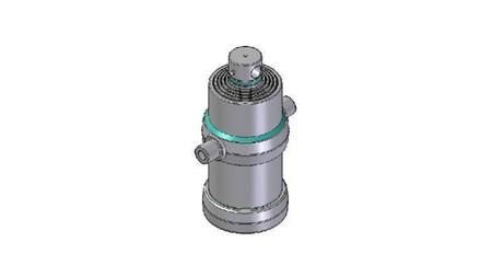 5006F -TELESCOPIC CYLINDER STANDARD/HOLE 5 STAGES TRAVEL 1500 FI 190