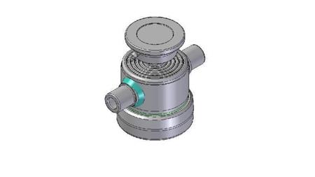 6001S - TELESCOPIC CYLINDER STANDARD/BALL 6 STAGES STROKE 450 DIAMETER 124