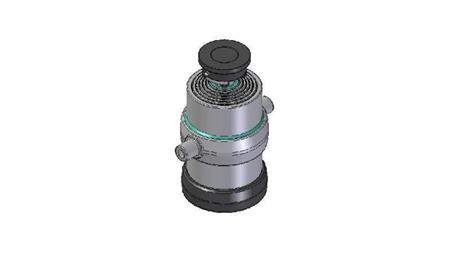 6052S -TELESCOPISK CYLINDER STANDARD/BOLD 6 TRIN SLAG 1775 DIAMETER 215