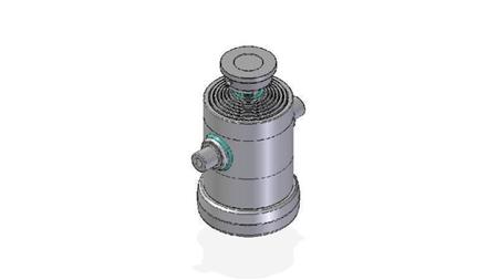7031S -CYLINDER TELESCOPICZNY STANDARDOWY/KULOWY 7 ETAPÓW SKOK 1737 ŚREDNICA 240