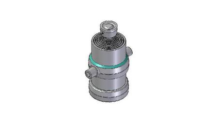 8004S -CYLINDER TELESKOPOWY STANDARD/KULKA 8 ETAPÓW PRZESUNIĘCIA 1940 ŚREDNICA 190