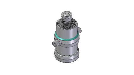 8005S -CYLINDER TELESKOPOWY STANDARD/KULKA 8 ETAPÓW PRZESUNIĘCIA 2060 ŚREDNICA 190
