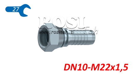 POŁĄCZENIE HYDRAULICZNE BSP ŻEŃSKIE DN10-M22X1,5