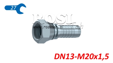 POŁĄCZENIE HYDRAULICZNE BSP ŻEŃSKIE DN13-M20X1,5