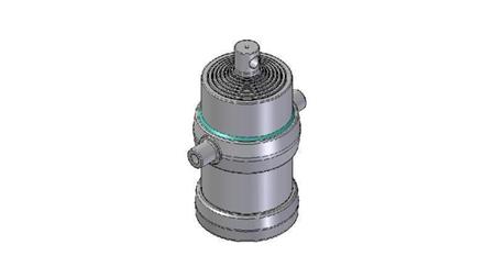 8022F -TELESCOPIC CYLINDER STANDARD/HOLE 8 STAGES STROKE 2290 FI 215