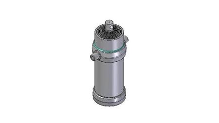 8027F -CYLINDER TELESKOPOWY STANDARDOWY/OTWÓR 8 ETAPÓW SKOKU 3890 ŚREDNICA 215