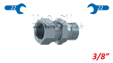 HYDRAULICZNY PODWÓJNY KLUCZ NAKRĘTKA OBROTOWA 3/8