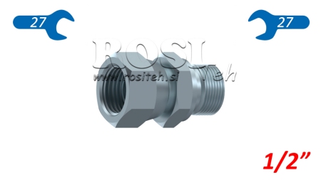 HYDRAULICZNY PODWÓJNY KLUCZ NAKRĘTKA OBROTOWA 1/2