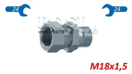 PODWÓJNY ZŁĄCZEŃ HYDRAULICZNY ZAWÓR OBROTOWY M18X1,5