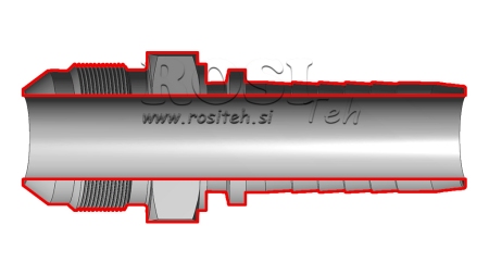 POŁĄCZENIE HYDRAULICZNE AGJ JIC74° MĘSKIE DN8-1/2”-20