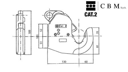 automatyczny hak do transportu hydrauliki kategoria 2