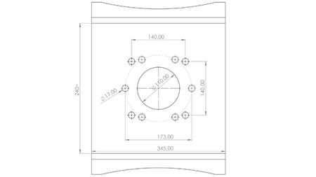 AGARRADERO DE PIEDRA BSG 600 TG 2000 kg - 1500 mm