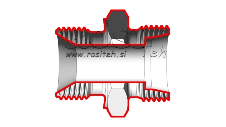 HYDRAULICZNY PODWÓJNY ZAWÓR AS12-BSP1/2