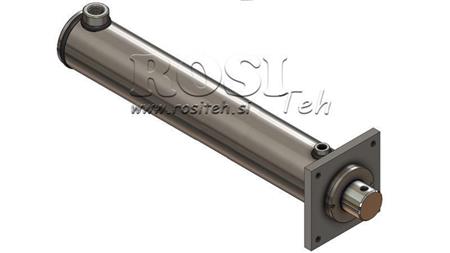 CYLINDER HYDRAULICZNY Z PŁYTĄ MONTAŻOWĄ 110/70-800