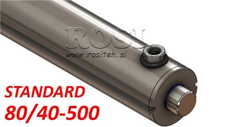 STANDARDOWY CYLINDER HYDRAULICZNY 80/40-500
