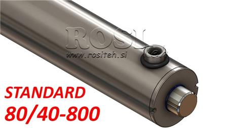 STANDARDOWY CYLINDER HYDRAULICZNY 80/40-800