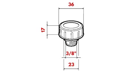 TAPÓN DE LLENADO 3/8 CON VENTILACIÓN