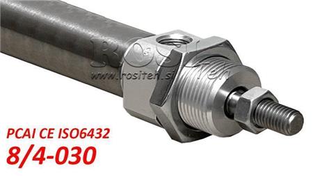 CYLINDER PNEUMATYCZNY PCAI 8/4-030 CE ISO6432