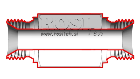HYDRAULICZNY ADAPTER MĘSKI-MĘSKI 3/8