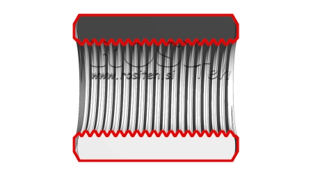 ADAPTER HYDRAULICZNY ŻEŃSKI-ŻEŃSKI 3/8