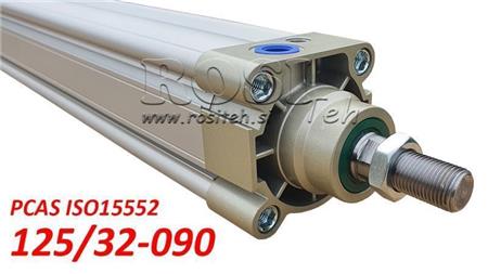 CYLINDER PNEUMATYCZNY PCAS 125/32-090 BE ISO15552