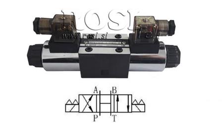 VÁLVULA HIDRÁULICA ELECTROMAGNÉTICA CETOP 3 12/24/230V N3