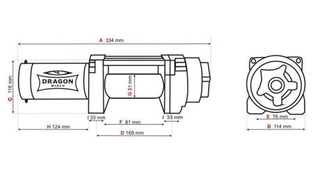 WCIĄGARKA ELEKTRYCZNA 12 V DWH 3500 HD - 1588 kg