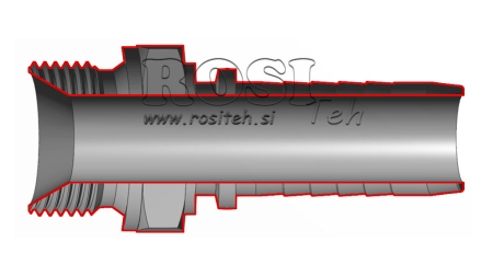 POŁĄCZENIE HYDRAULICZNE BSP MĘSKIE DN8-1/4