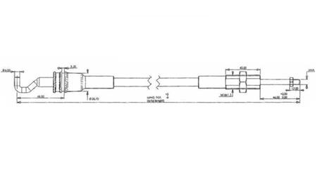 SPLATANA L=1000 - wymiary MORSE'a