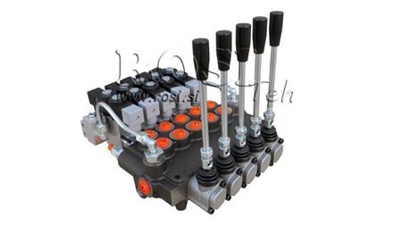 HYDRAULINEN VENTTIILI 5xP80 - EO 12V