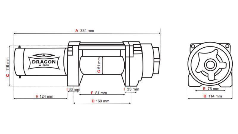 WCIĄGARKA ELEKTRYCZNA 12 V DWH 3500 HD - 1588 kg