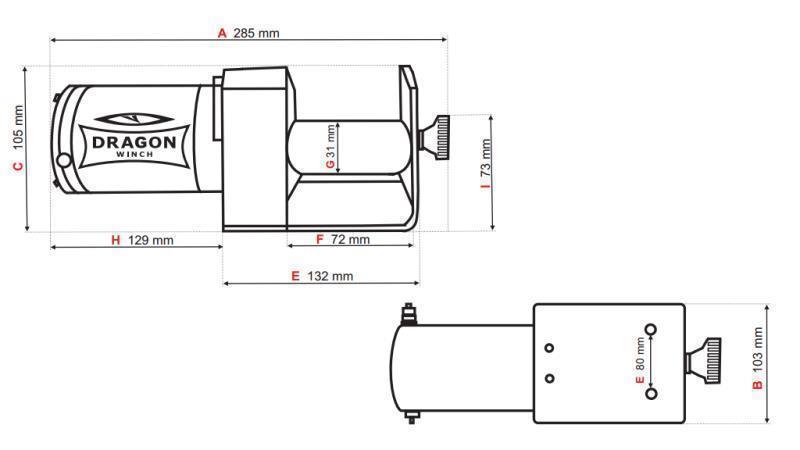 12 V SÄHKÖVINSSI DWM 2500 ST - 1133 kg