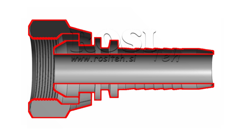 POŁĄCZENIE HYDRAULICZNE BSP ŻEŃSKIE DN10-M20X1,5