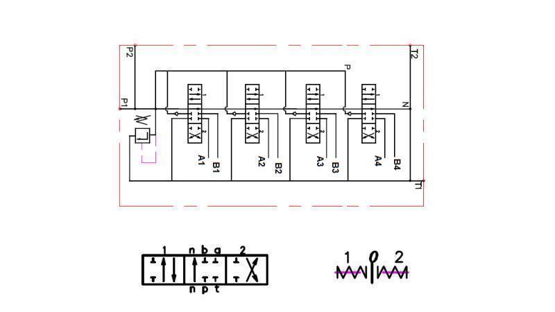 SCHEMAT OKABLOWANIA 4xP40
