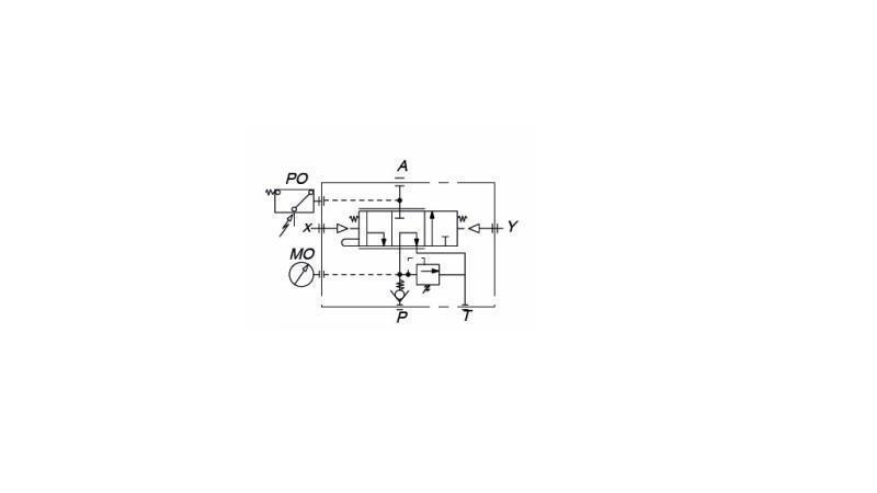 ZAWÓR ZRZUTU HYDRAULICZNEGO CIĘŻARÓWKI - 140lit - schemat