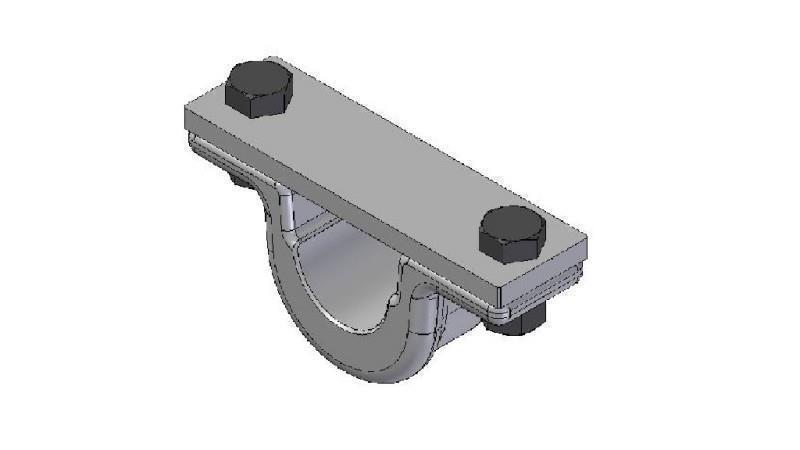 UCHWYT CYLINDRA TELESKOPOWEGO FI40-A