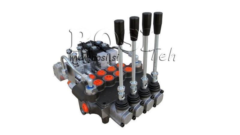ZAWÓR HYDRAULICZNY 4xP80 - EO 12V