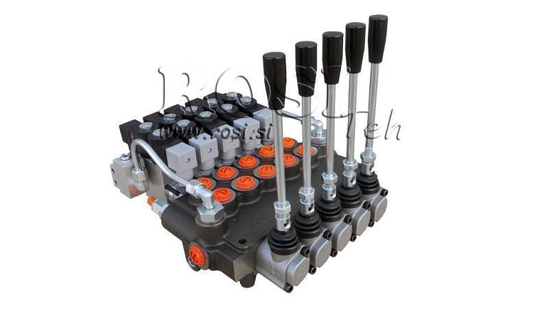 HYDRAULINEN VENTTIILI 5xP80 - EO 12V